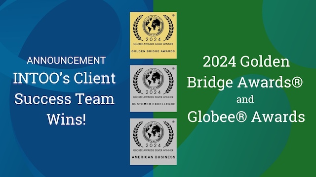 INTOO Honored with Gold Award in the 16th Annual Golden Bridge Awards® and Silvers in the Globee® Awards
