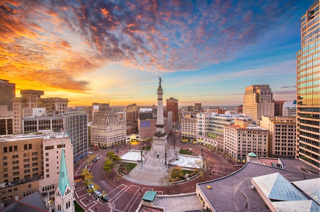 Downtown Indianapolis, representing outplacement services in Indianapolis, IN