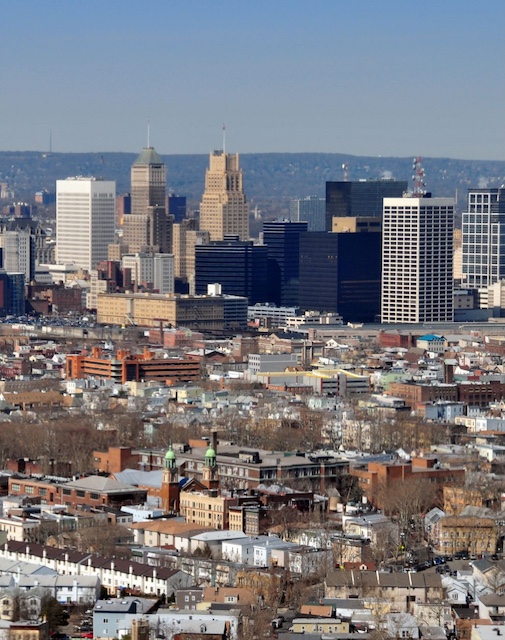 Newark, NJ skyline representing Newark outplacement services