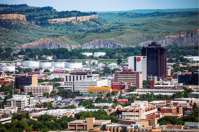 Billing, MT skyline representing outplacement services in Billings